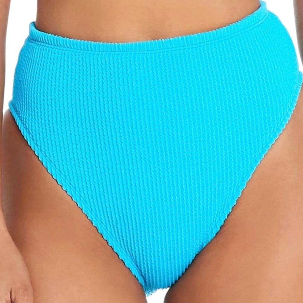 Bleu by Rod Beattie Women’s High Waist Bikini Swimsuit Bottom Blue Size 6